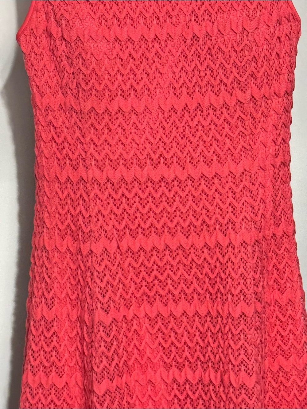 GUESS Coral Crochet Sleeveless Fit & Flare Dress - Picture 4 of 4